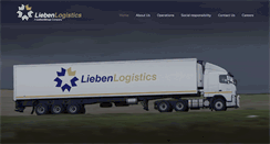 Desktop Screenshot of liebenlogistics.co.za