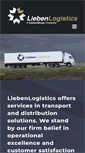 Mobile Screenshot of liebenlogistics.co.za